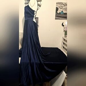 Navy Blue Bridesmaid Dress XL,